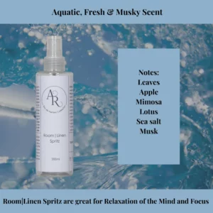 Aqua Room & Linen Spritz & Notes
